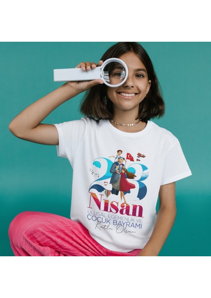 23 Nisan Çocuk Yetişkin Tişört fiyatları