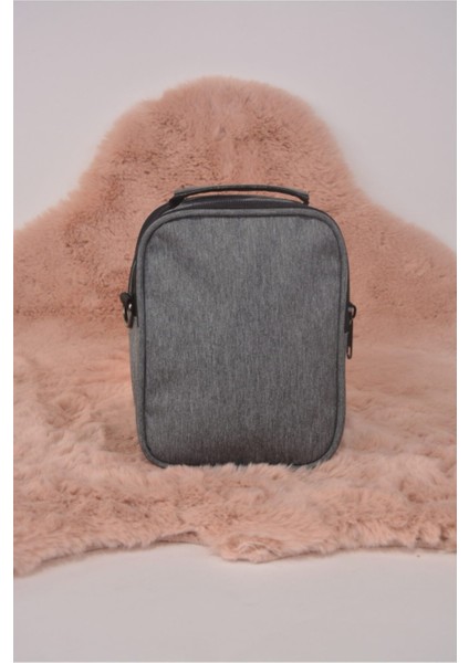 Küçük Boy Kumaş Askılı El ve Omuz Çantası, Gri, Tekstil, Şık ve Hafif Tasarım modelleri