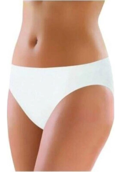 Bambu 5'Li Iz Yapmaz Yüksek Bel Slip Külot 902