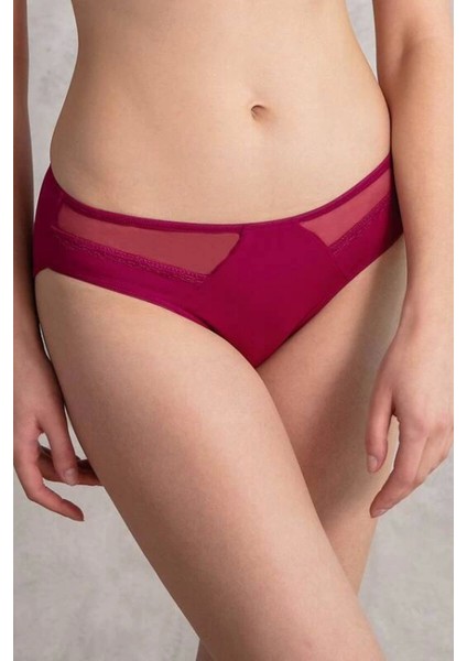 Siyah Tül Detaylı Slip 2779