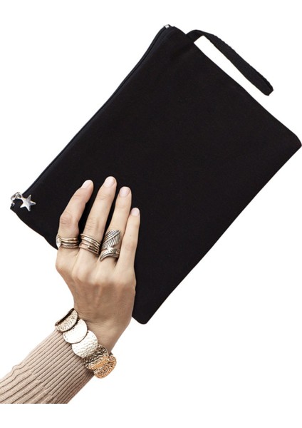 Siyah Unisex Makyaj Çantası 180.02.0101