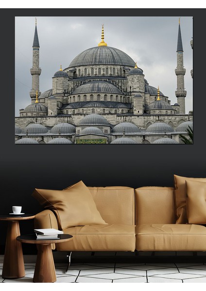 Istanbul Sultanahmet Camii Dekoratif Kanvas - Mdf Ahşap Tablo