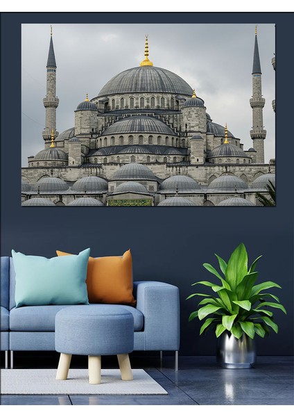 Istanbul Sultanahmet Camii Dekoratif Kanvas - Mdf Ahşap Tablo fiyatları
