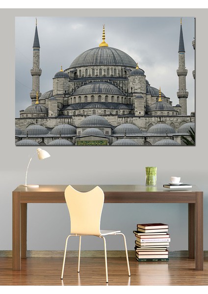Istanbul Sultanahmet Camii Dekoratif Kanvas - Mdf Ahşap Tablo fırsatları