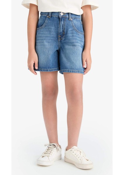Kız Çocuk Jean Şort E0110A825SM