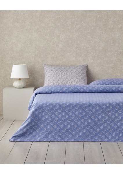 Floral Breeze Kolay Ütülenir Çift Kişilik Nevresim Takımı 200X220 cm Mor fiyatları