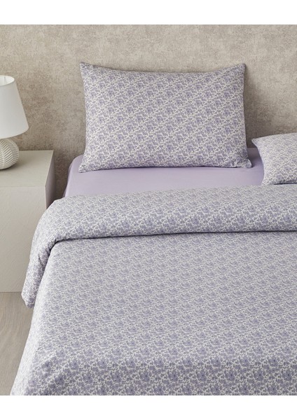 Floral Breeze Kolay Ütülenir Çift Kişilik Nevresim Takımı 200X220 cm Mor modelleri