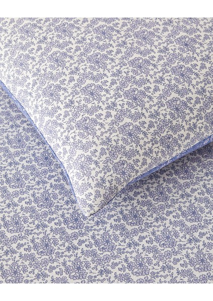 Floral Breeze Kolay Ütülenir Çift Kişilik Nevresim Takımı 200X220 cm Mor indirimleri