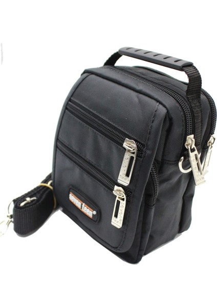 2443 Çok Gözlü Erkek El ve Omuz Askılı Çanta Siyah fiyatları