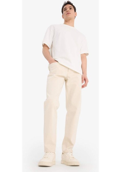 Slim Tapered Fit Dar Kalıp Normal Bel Daralan Paça Jean Pantolon C9743AX25SP modelleri