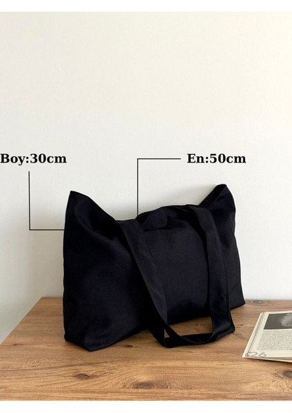 Siyah Kanvas Çanta, Su Geçirmez Kumaş, El, Kol ve Omuz Taşıma Rahatlığı fiyatları