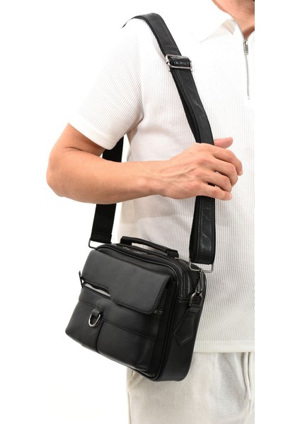 Hakiki Deri Uzun Askılı Çapraz Omuz ve Erkek El Çantası fırsatları