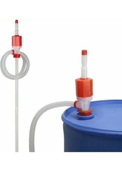 Uzun Boy Emme Basma Pompası, Sıvı Aktarma, Plastik, 2 Yıl Garanti