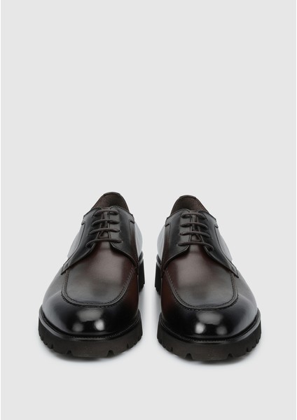 Kahve Deri Erkek Ayakkabı modelleri