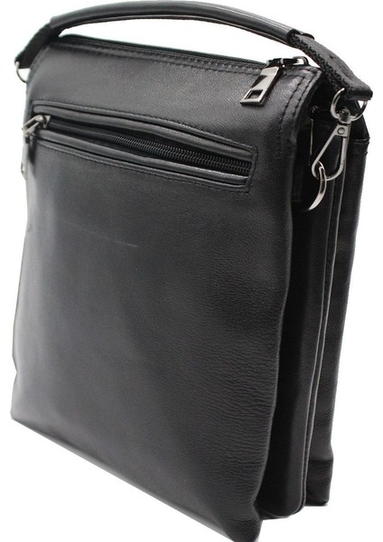 Hakiki Deri Siyah Erkek El ve Omuz Çantası, Şık ve Dayanıklı Tasarım fiyatları