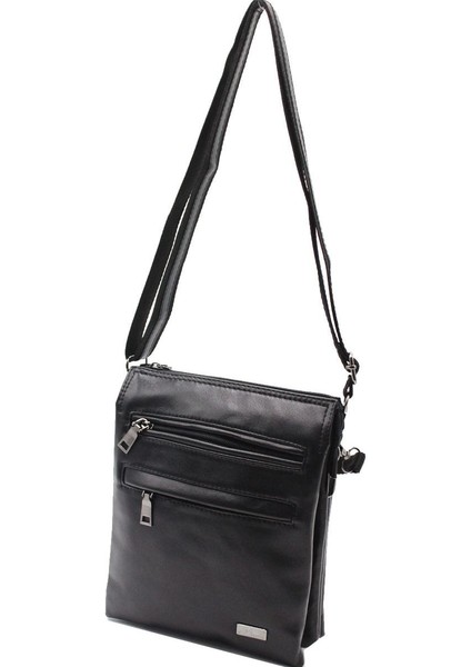 Hakiki Deri Siyah Erkek El ve Omuz Çantası, Şık ve Dayanıklı Tasarım modelleri