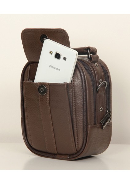 Erkek Çelik Kasalı El ve Omuz Telefon Bölmeli Çanta 7550 indirimleri