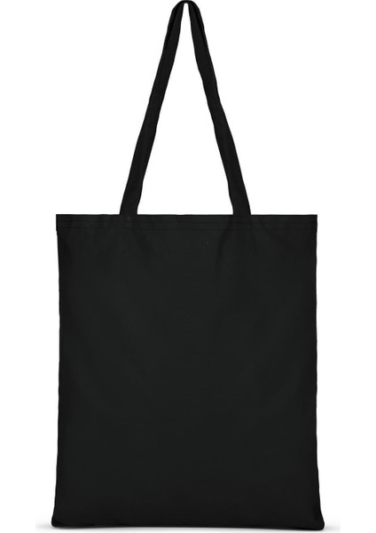 Baskısız Siyah Ham Bez Çanta | 35X40CM (1 Adet)