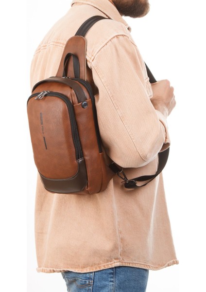 Şık ve fonksiyonel kahverengi çapraz bel çantası, rahat taşıma ve stil sunar. modelleri