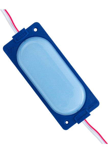 Cob Modül LED 12V 3W Mavi 85 x 35mm IP65 220-240LM 140 Derece