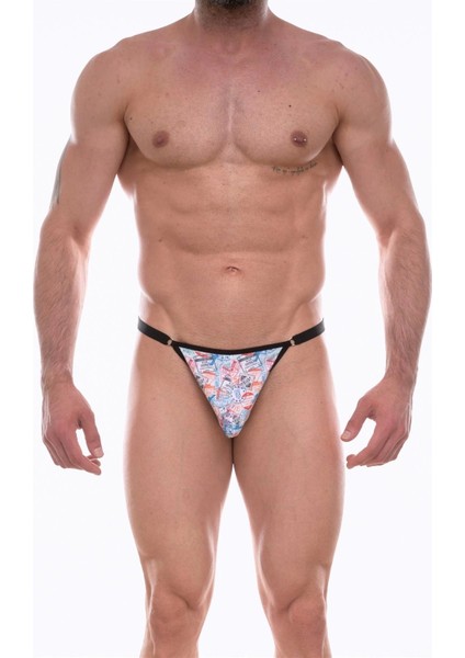 Miraxx Don Moris Erkek Desenli Tanga Çamaşır
