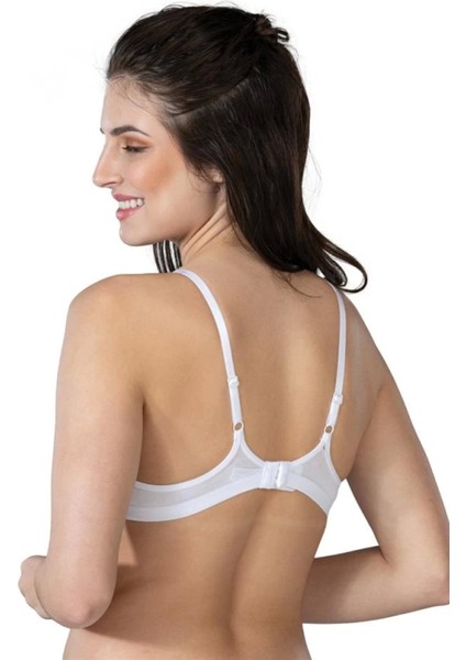 Miraxx Beyaz Mı Emay 1417 Modal Cotton Kaplı Sütyen