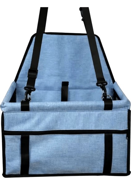 Köpek Araba Koltuğu Kapağı Katlanır Hamak Pet Taşıma Çantası Sepet Taşıma Kedi Kararlı Katlanabilir Seyahat Pet Köpek Araba Koltuğu (Yurt Dışından)