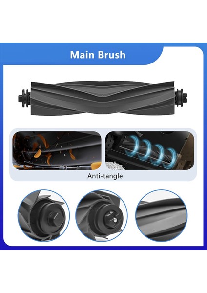 Dreame X40 ULTRA/L40 ULTRA/X40 Master Elektrikli Süpürge Ana Yan Fırça Hepa Filtre Paspas Pedi Toz Torbaları Için Yedek Parça (Yurt Dışından) modelleri