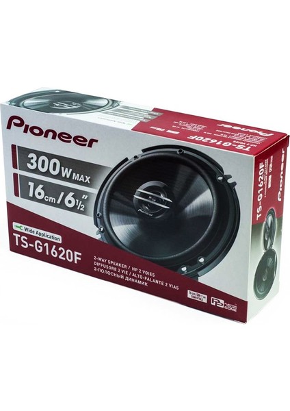 TS-G1620F-2 16 cm 300 Watt Tweeterlı Oto Hoparlör (2li Takım)