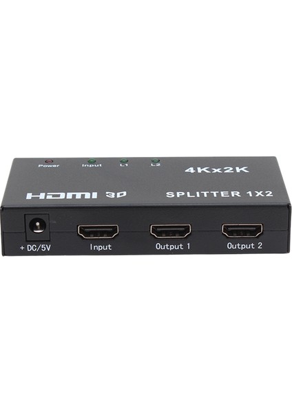 Powermaster PM-14217 1.4V 1080P 4K x 2K 2 Port HDMI Splıtter Dağıtıcı