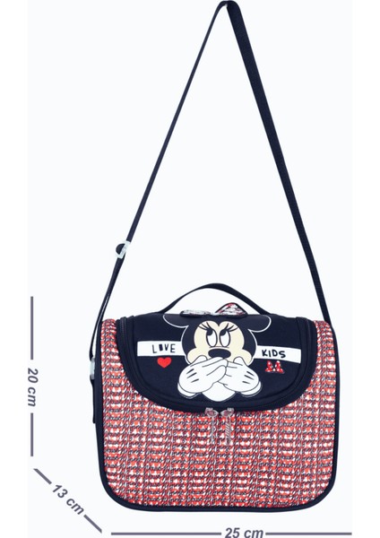Minnie Mouse Termal Isı Yalıtımlı Su Geçirmez Beslenme Çantası
