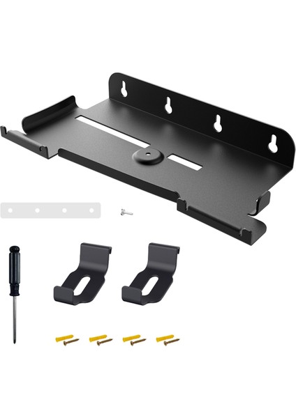 Ps5 Slim Dikey Tutucu Kitleri Için Duvar Montaj Standı Ps5 Slim Konsol ve Kontrolcüleri Için Siyah (Yurt Dışından)