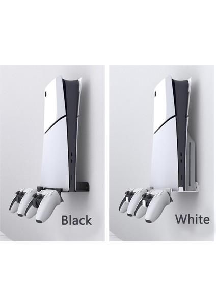 Ps5 Slim Dikey Tutucu Kitleri Için Duvar Montaj Standı Ps5 Slim Konsol ve Kontrolcüleri Için Siyah (Yurt Dışından) fiyatları
