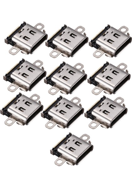 10 Adet USB Tip-C Şarj Portu Şarj Cihazı Soketli Konnektör Onarımı Nintendo Switch Için (Yurt Dışından)
