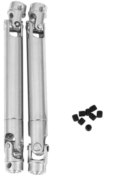 Adet SCX10 Çelik Evrensel Tahrik Mili Cvd 110-155MM 1/10 Ölçekli Modeller Için Rc Araba Eksenel Paletli Tf2 Trx4 (Yurt Dışından) fiyatları