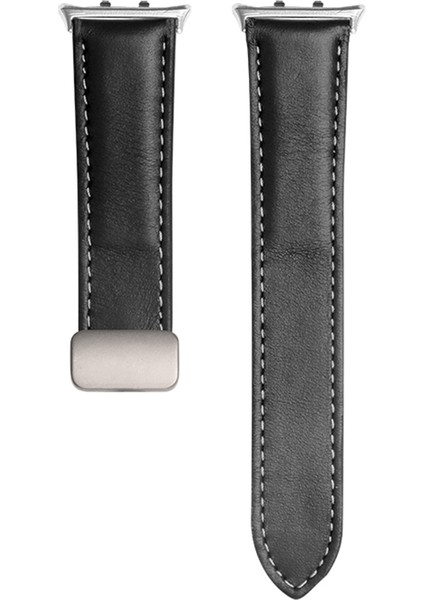 Honor Watch 5 Deri Kayış Katlanır Manyetik Toka Sivri Kuyruk Watch Band (Yurt Dışından)