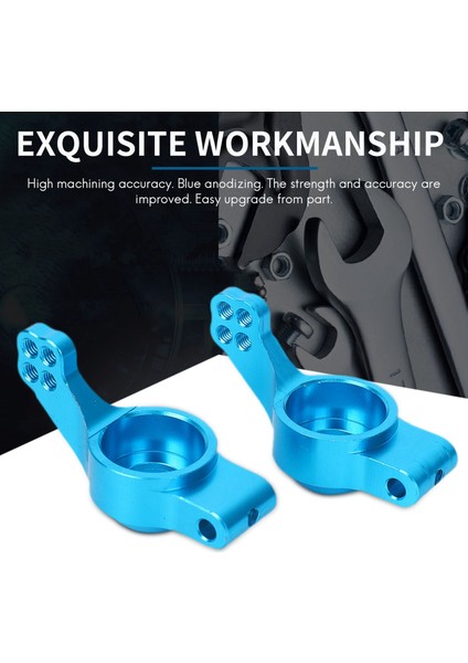 Alüminyum Alaşımlı Direksiyon Mafsalı Hub Taşıyıcı Servo Tasarrufu Yükseltme Parçaları Rc Hsp 1/10 Redcat Volcano Epx Mavi (Yurt Dışından) fiyatları