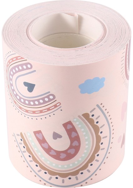 Bülten Tahtası Sınırı Suya Dayanıklı Boho Gökkuşağı Bülten Tahtası Sınır Trimi Sınıf Süslemeleri Için Kendinden Yapışkanlı, 65.6ft (Yurt Dışından)