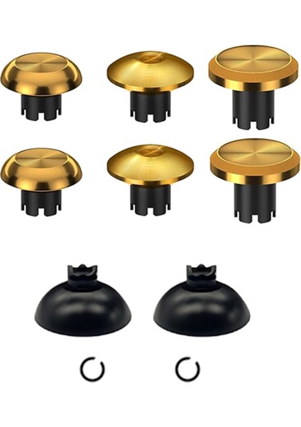 Ps5 Swıtch Pro/xbox/ps4/ps5/edge Kontrolcüsü Için Thumbstick'ler, Analog Çubuk Joystick Thumbstick Altın (Yurt Dışından)