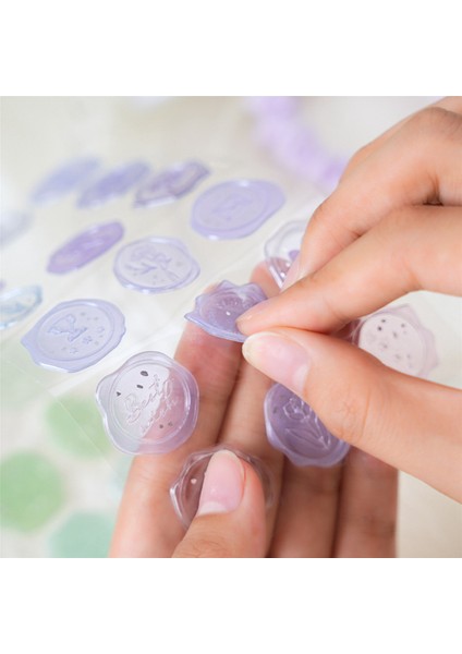 4 Yaprak Balmumu Mühür Damga Etiketleri Kendin Yap Scrapbooking Günlük Planlayıcı Süslemeler Kırtasiye Zarf Sızdırmazlık Etiketleri (Yurt Dışından)