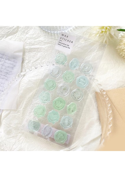 4 Yaprak Balmumu Mühür Damga Etiketleri Kendin Yap Scrapbooking Günlük Planlayıcı Süslemeler Kırtasiye Zarf Sızdırmazlık Etiketleri (Yurt Dışından)