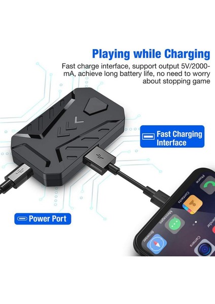 Android Telefon Için Klavye ve Fare Dönüştürücü Taşınabilir Mobil Oyun Klavye Fare Dönüştürücü Adaptör (Ios Sistemini Desteklemiyor) (Yurt Dışından) indirimleri