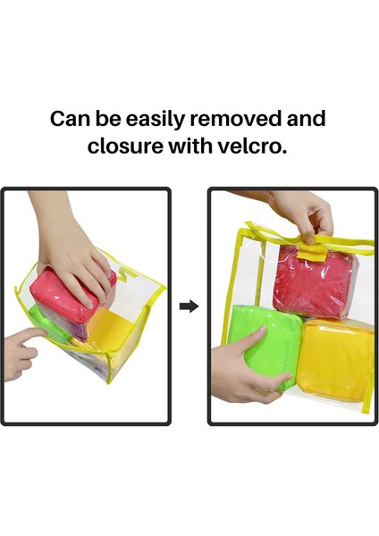 Dıy Eğitim Zar, Cep Kareleri, Fotoğraf Cep Köpük Istifleme Blokları - 4'lü Set (Yurt Dışından) fırsatları