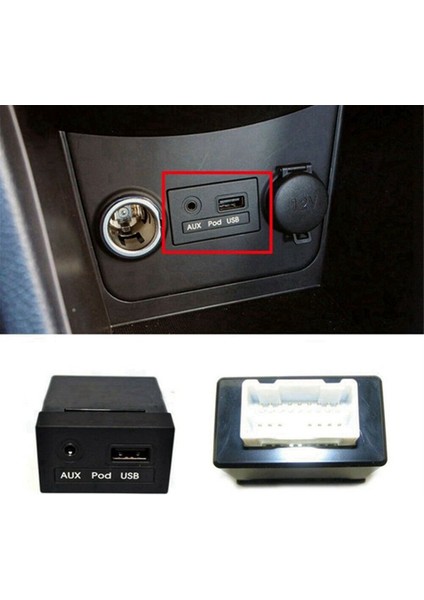 96120-3X000 USB Bağlantı Noktası Soketi Aux Bağlantı Noktası Adaptörü Otomotiv Hyundai Elantra Md 2011-2013 Için (Yurt Dışından) modelleri