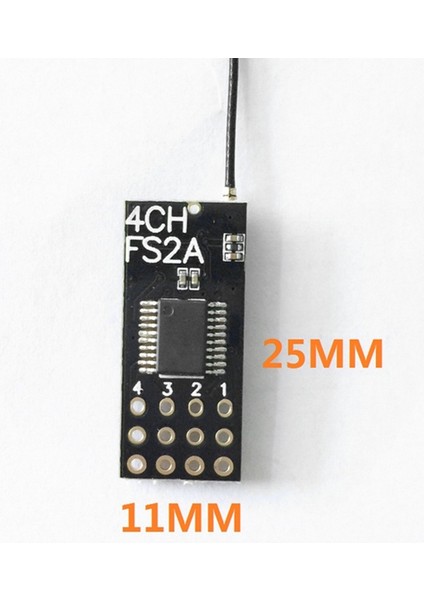 Flysky I6 I6X I6S Verici Için FS2A 4ch Afhds 2A Mini Uyumlu Alıcı Pwm Çıkışı (Yurt Dışından) indirimleri