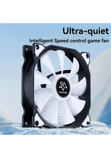 Snowman Bilgisayar Kasası Fanı 120MM Sessiz Soğutma Fanı 4pın Pwm Soğutucu Fan Masaüstü Kasa Için Cpu Fanı (Yurt Dışından) fırsatları