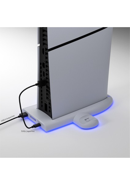 Ps5 Slim 2 Kontrol Cihazı Için Şarj Istasyonu Şarj Istasyonu Dikey Soğutma Standı Playstation Slim Için Soğutma Fanı (Yurt Dışından)