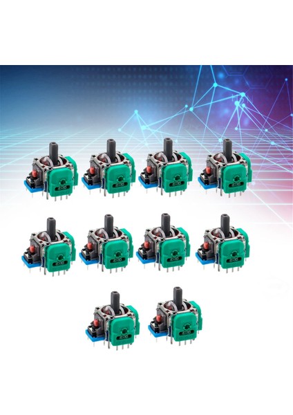 Ps5 Oyun Konsolu Için Ps5 Hall Elektromanyetik Joystick Için 10 Adet 3D Hall Joystick Sensör Potansiyometresi (Yurt Dışından)