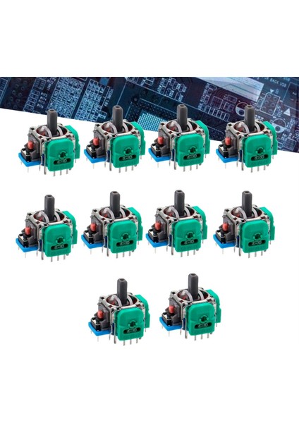 Ps5 Oyun Konsolu Için Ps5 Hall Elektromanyetik Joystick Için 10 Adet 3D Hall Joystick Sensör Potansiyometresi (Yurt Dışından)
