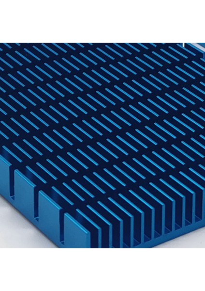 Yüksek Kaliteli Radyatör Fin 150X74X10MM Cep Telefonu Soğutma Isı Emici Radyatör Kesme Yuvası Mavi Alüminyum Isı Emici (Yurt Dışından) fırsatları